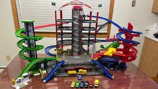 Игровой набор Majorette Super City Garage — распаковка, обзор и демонстрация