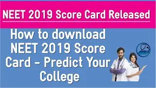 NEET 2019 Result Score Card Released by NTA - Latest News