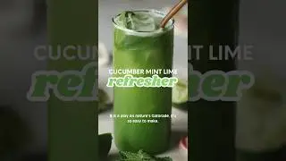 Cucumber Mint Lime Refresher! Electrolyte Drink