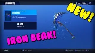 *NEW* FORTNITE IRON BEAK PICKAXE SOUND TEST - BEFORE YOU BUY