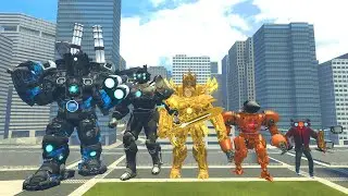 DRILL TITAN ,AGENT DARK SPEAKERMAN UPGRADE VS ASTRO HYDRA ,ASTRO DETAINER ,SKIBIDI In Garry's Mod