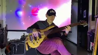 🔊 (Too loud ! ) My A6 Fretless bass + Thomastik Infeld Jazz Round wound strings + 15 inch Cab !