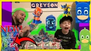 NEW Blind Bags! Micro Lite Mashems Giant OPENING!!! Pj Masks Paw Patrol!