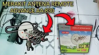 CARA MERAKIT ANTENA REMOTE ADVANCE AA-830 | NO RIBETT👍