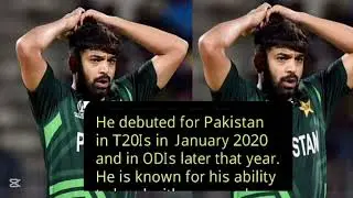 HARIS RAUF 🌹| A SHORT | INTRODUCTION | AND | CAREER | STATS |#harisrauf #cricket #speedstar #stats