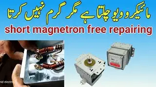 Microwave oven magnetron repair| | magnetron repairing new trick