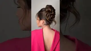 Tutorial de coque alto despojado 🖤 #penteados #tutorial #ojoaquim