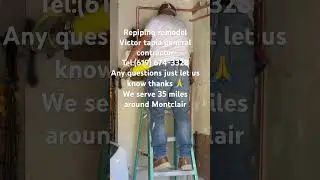 Repiping remodel. We serve 35 miles around Montclair thanks 🙏