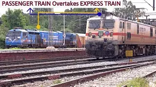 15-in-1 Hi-SPEED TRAINS OF SWR| PASSENGER TRAIN OVERTAKES EXPRESS TRAIN @ BENGALURU URBAN: PART - 75