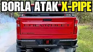 Borla Atak Crate Mufflers with an X-Pipe! Silverado 5.3