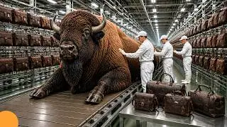 Inside the Bison Leather Factory: How Raw Bison Hide Becomes Luxury Fashion Bags