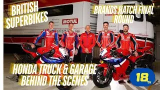 Andrew Irwin&rsquo;s Exclusive Tour of Honda Racing&rsquo;s Garage | Final Round of BSB at Brands Hatch 🏁🏍️