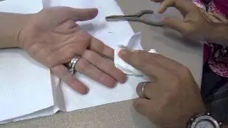 embroidery needle stuck