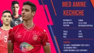 Mohamed Amine Kechiche | Central Defender | Best Goals & Defensive Skills - ES SAHEL