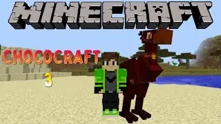 Добавил Страусов в Майнкрафт (ChocoCraft Mod)