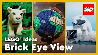 Traveling Around The Globe | LEGO&reg; Ideas Brick Eye View #Shorts