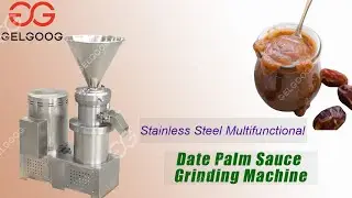 Date Palm Paste Grinding Machine(How to Make Date Paste)