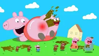 What is Peppa the Witch doing??!! Peppa Pigggg Funny Animation