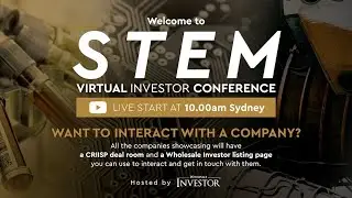 Virtual Showcase - STEM Investor Event November 2020