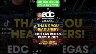 EDC VEGAS 2026 : SOLD OUT!  #edc #edm #music #festival #techno #rave #edclasvegas #musicfest