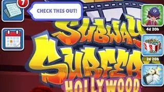 Subway surfers Hollywood games play #ytshorts #youtube #games #live #subwaysufers #games #live 25k