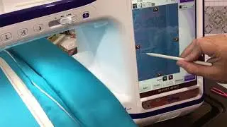 Brother Dream Machine 2 camera alignment for edge to edge quilting Video 3