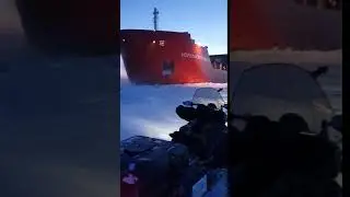 Видео из экспедиции "Легенды Арктики -2020". На Енисее около м. Сопочная Карга.