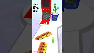 battery run level 64 many batteries arranged like rail #itzpanda #fungame