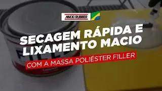 MASSA POLIESTER FILLER - MAXI RUBBER