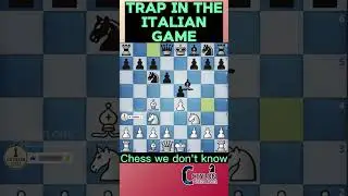 Italian Game Trap: Best Way to Win Fast!#chess #shorts