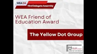Delegate Assembly 2025: Friend of Education Award