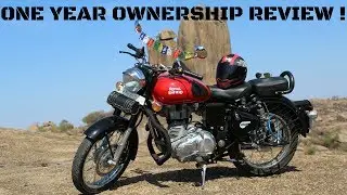 Royal Enfied Classic 350 - One year OWNERSHIP REVIEW !