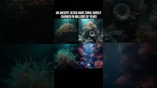 This coral is a living fossil unchanged for millions of years ⏰🪸 #LivingFossil #AncientCoral