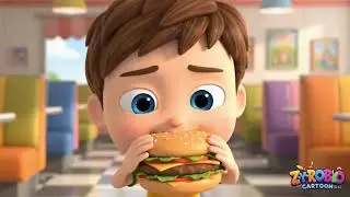 Zayan & Robo: The Healthy Food Battle 🥦🍔 | Fun Kids Cartoon with Healthy Eating Lessons