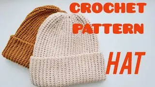 Crochet Pattern for Beanie Hat |Free Crochet Pattern 