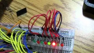 Raspberry Pi Shift Register Blinking