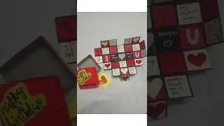 Multi fold heart card Ideas for birthdays | Valentine's day | Handmade heart card