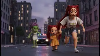 😱 Oh No!😢 Help Rumi's Family From Zombie Mira... Zombie Almost Catching Them | KPOP Demon Hunters