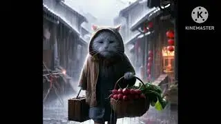 Cat working in the rain!cat in the rain analysis!bsnetwork #catlife #kitten