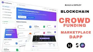 Build & Deploy a Decentralized Crowd Funding Marketplace DApp, Solidity | Web3 Project for Beginners