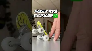 ❌ FINGERBOARD MONSTRUOSO? ✅🎯 #skateboarding #fingerboard #techdeck