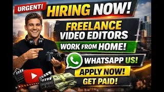 BEST Video Editing Job in India | Hiring Now | Freelance Video Editor Work/Jobs Vacancy 2026