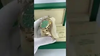 Обзор на часы Rolex Cosmograph Daytona Gold/Green для интернет-магазина HAGUST