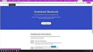 Installing the bluebook app