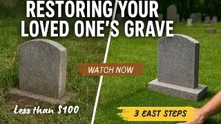Grave Restoration and Turf Installation | Full Transformation Start to Finish