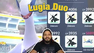 Lugia Duo in rain using level 40 Zekrom & primal Kyogre