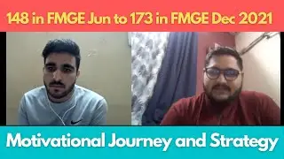 I was depressed after 148 in FMGE Jun 2021 | 148 to 173 in FMGE DEC 2021