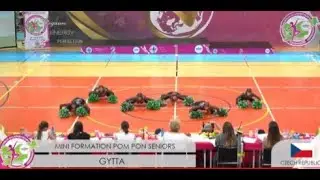 Gytta České Meziříčí Mini Formation Pom Pon Seniors MWF XVIII  European Majorette Sport Championship