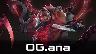 OG.ana &mdash; Pudge, Offlane (Aug 3, 2019) | Dota 2 patch 7.22 gameplay