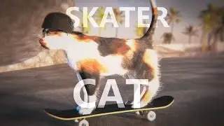Skater Cat - 3D animation